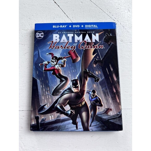 DC Universe Batman and Harley Quinn Blu-ray DVD Digital - Picture 1 of 7